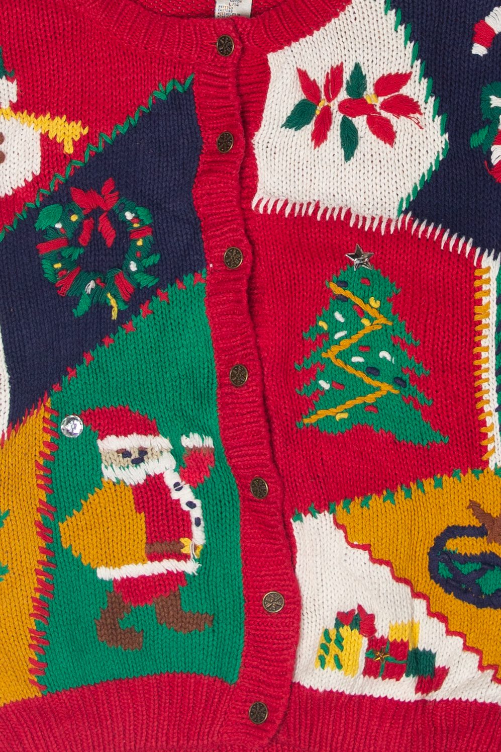 Vintage Gloria Van Derbitt Ugly Christmas Cardigans (1990s)
