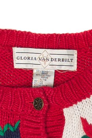 Vintage Gloria Van Derbitt Ugly Christmas Cardigans (1990s)