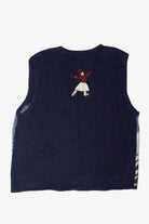 Vintage Ice Skating Ugly Christmas Vest (1990s)
