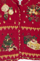 Vintage Stitches In Time Ugly Christmas Cardigans (1990s)