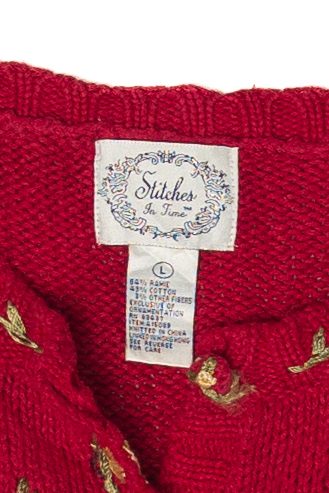 Vintage Stitches In Time Ugly Christmas Cardigans (1990s)