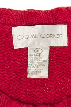 Vintage Casual Corner Ugly Christmas Cardigans (1990s)