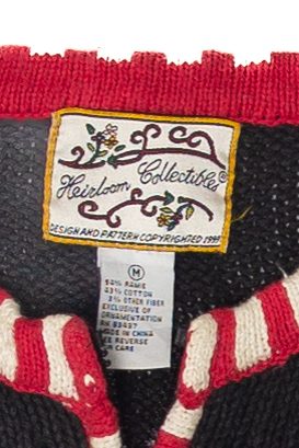 Vintage Santa Ho Ho Ho Ugly Christmas Cardigans (1990s)