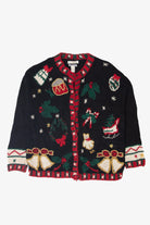 Vintage Hand Knit Ugly Christmas Cardigans (1990s)