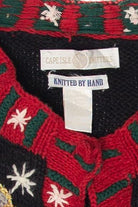 Vintage Hand Knit Ugly Christmas Cardigans (1990s)
