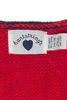 Vintage Snowmen Hart Strings Ugly Christmas Vest (1990s)