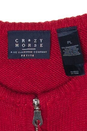 Vintage Crazy Horse Ugly Christmas Vest (1990s)