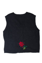 Vintage Studio Joy Flowers Ugly Christmas Vest (1990s)
