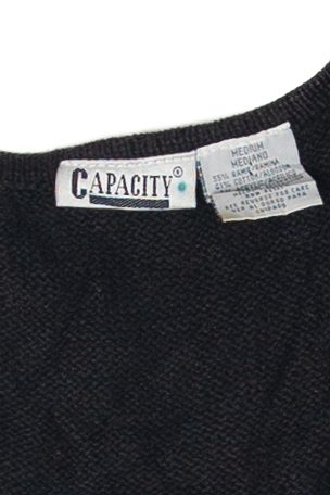 Vintage Capacity Snowmen Ugly Christmas Vest (1990s)