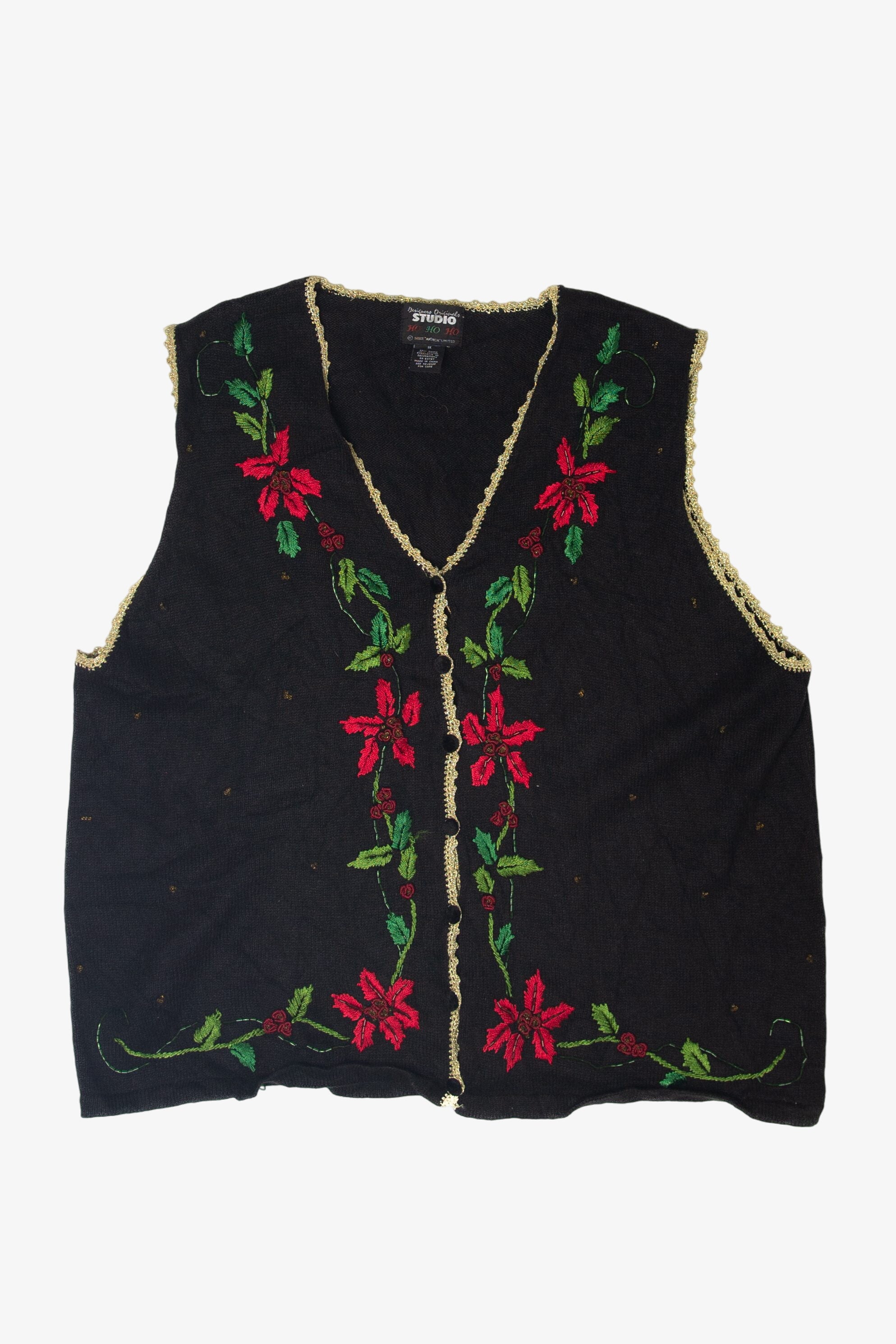 Vintage Ugly Christmas Vest (1990s)