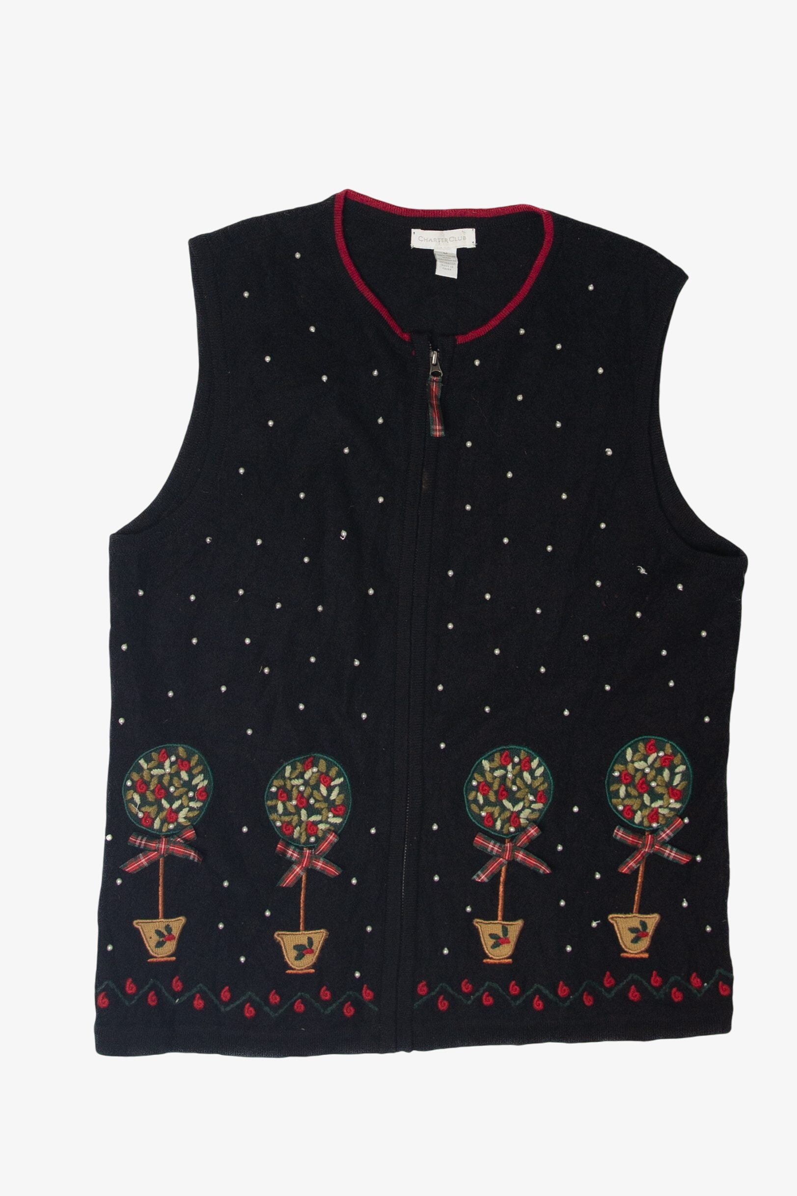Charter Club Ugly Christmas Vest