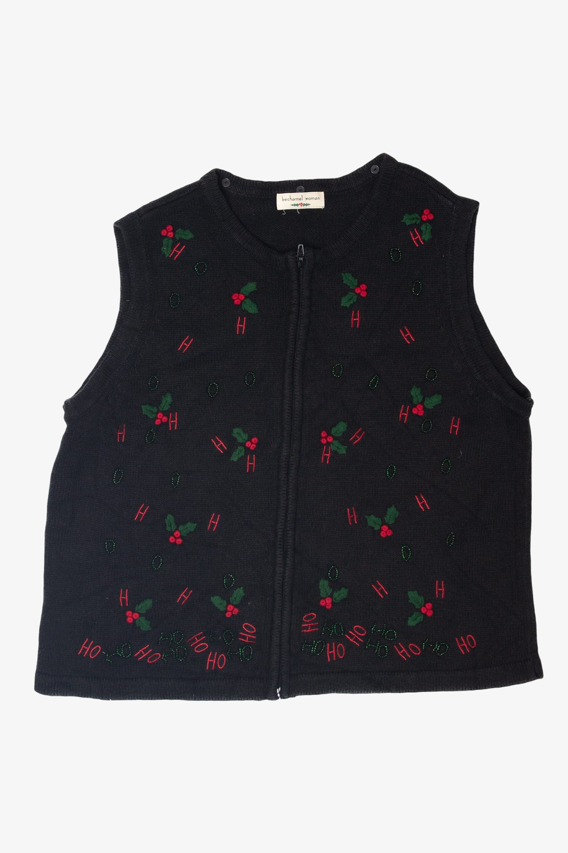 Bechamel Women Holly Ugly Christmas Vest