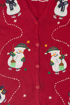 Ice Skating Snowmen Ugly Christmas Vest