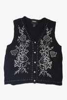 Vintage Snowflakes Ugly Christmas Vest (1990s)
