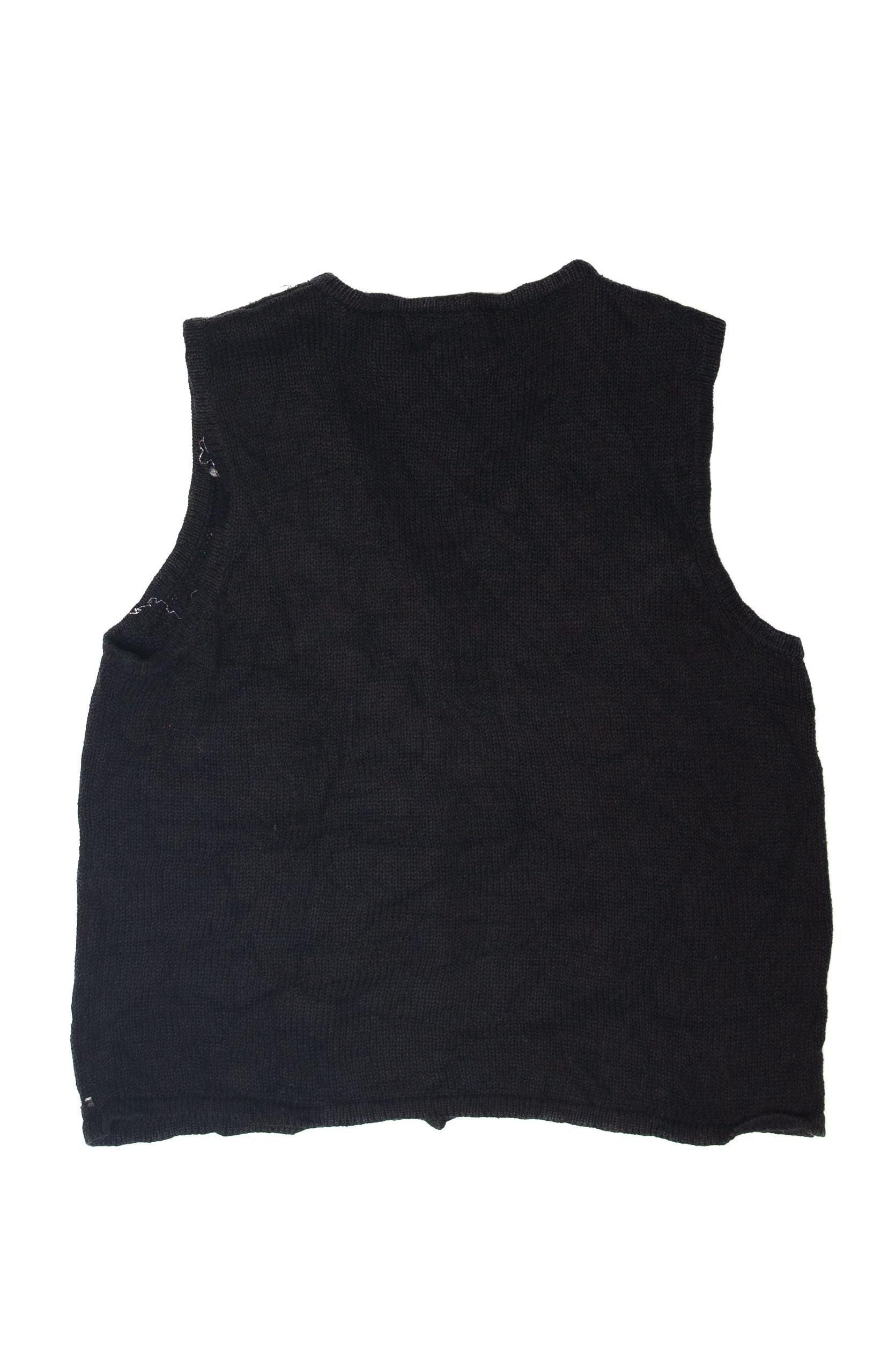 Vintage Snowflakes Ugly Christmas Vest (1990s)