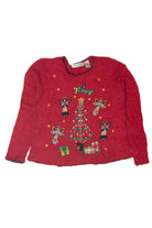 Vintage Angels Victoria Jones Ugly Christmas Pullovers (1990s)
