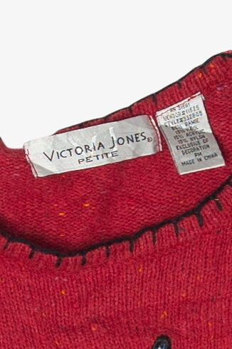 Vintage Angels Victoria Jones Ugly Christmas Pullovers (1990s)