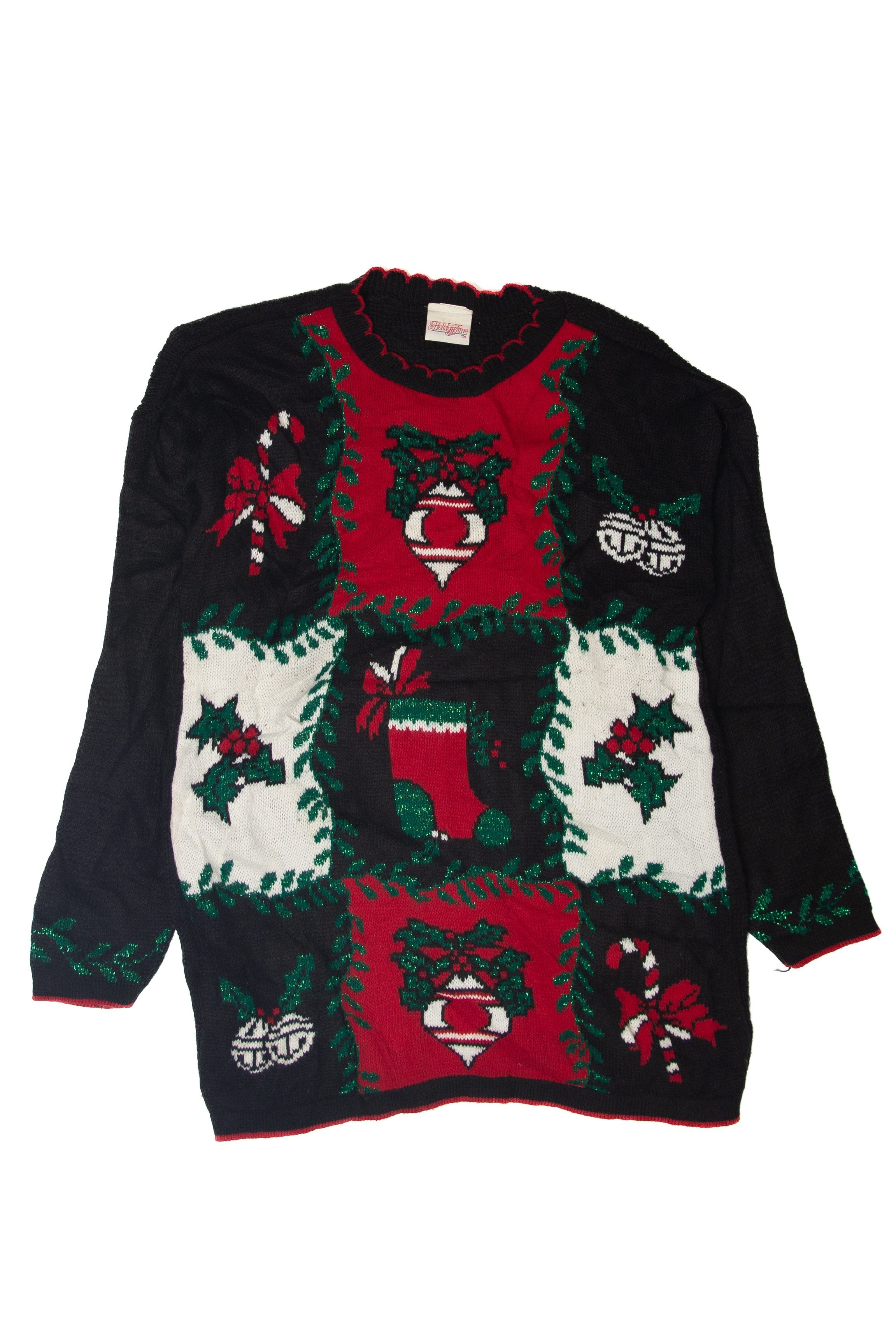 Vintage Holiday Time Ugly Christmas Pullovers (1990s)