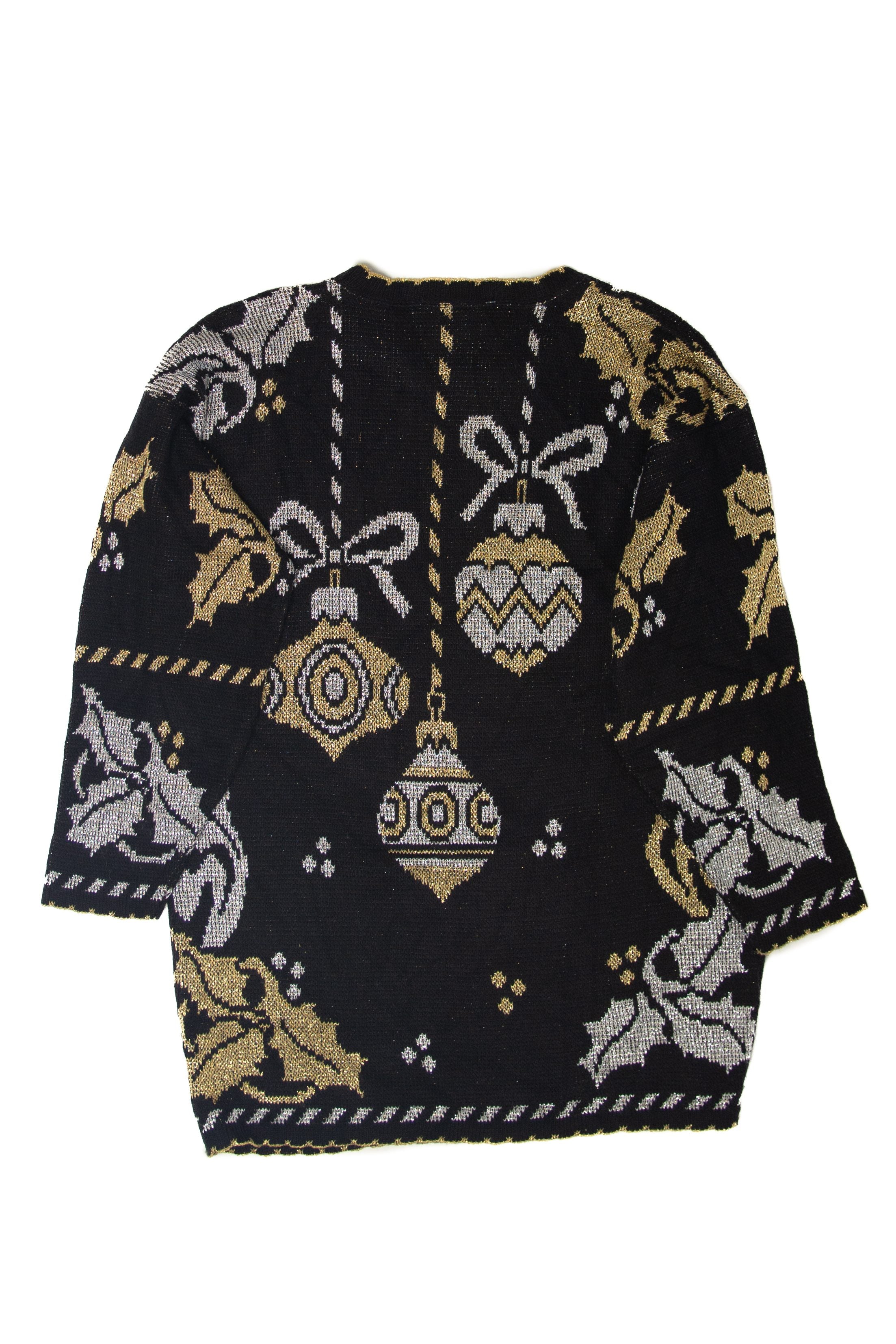 Vintage Ornaments Ugly Christmas Pullovers (1980s)