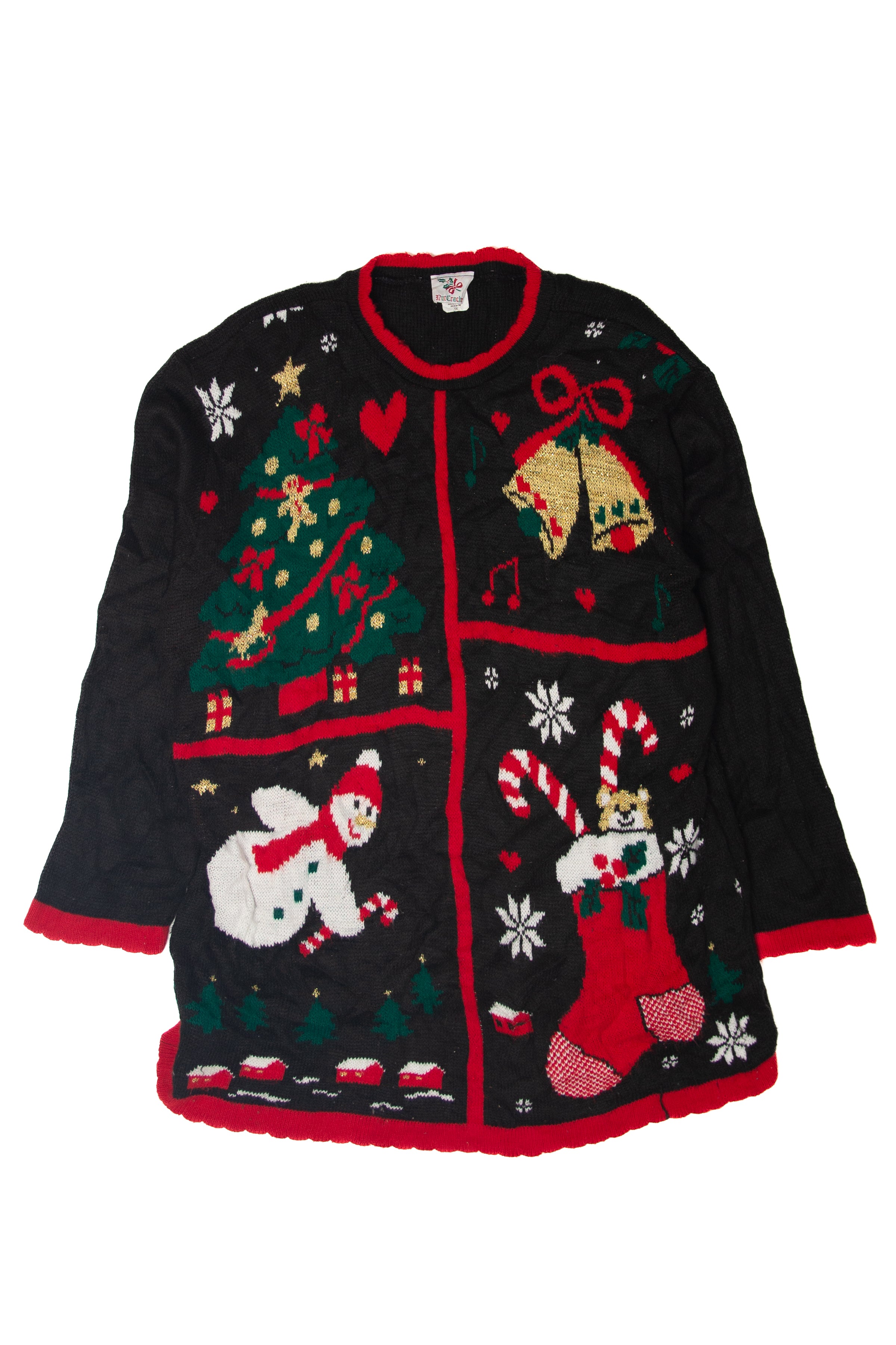 Vintage Nutcracker Ugly Christmas Pullovers (1980s)