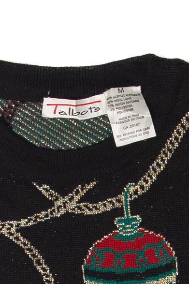 Vintage Talbots Ugly Christmas Sweaters (1980s)