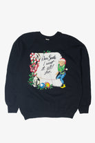 Vintage "Dear Santa, I Want It All"  Ugly Christmas Sweater (1990s)