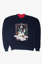 Vintage Santee Snowman Ugly Christmas Sweatshirts (1990s)