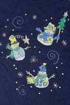 Vintage Snowmen Ugly Christmas Sweatshirts (1990s)