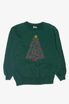 Vintage Bud Tree Ugly Christmas Sweatshirts (1990s)