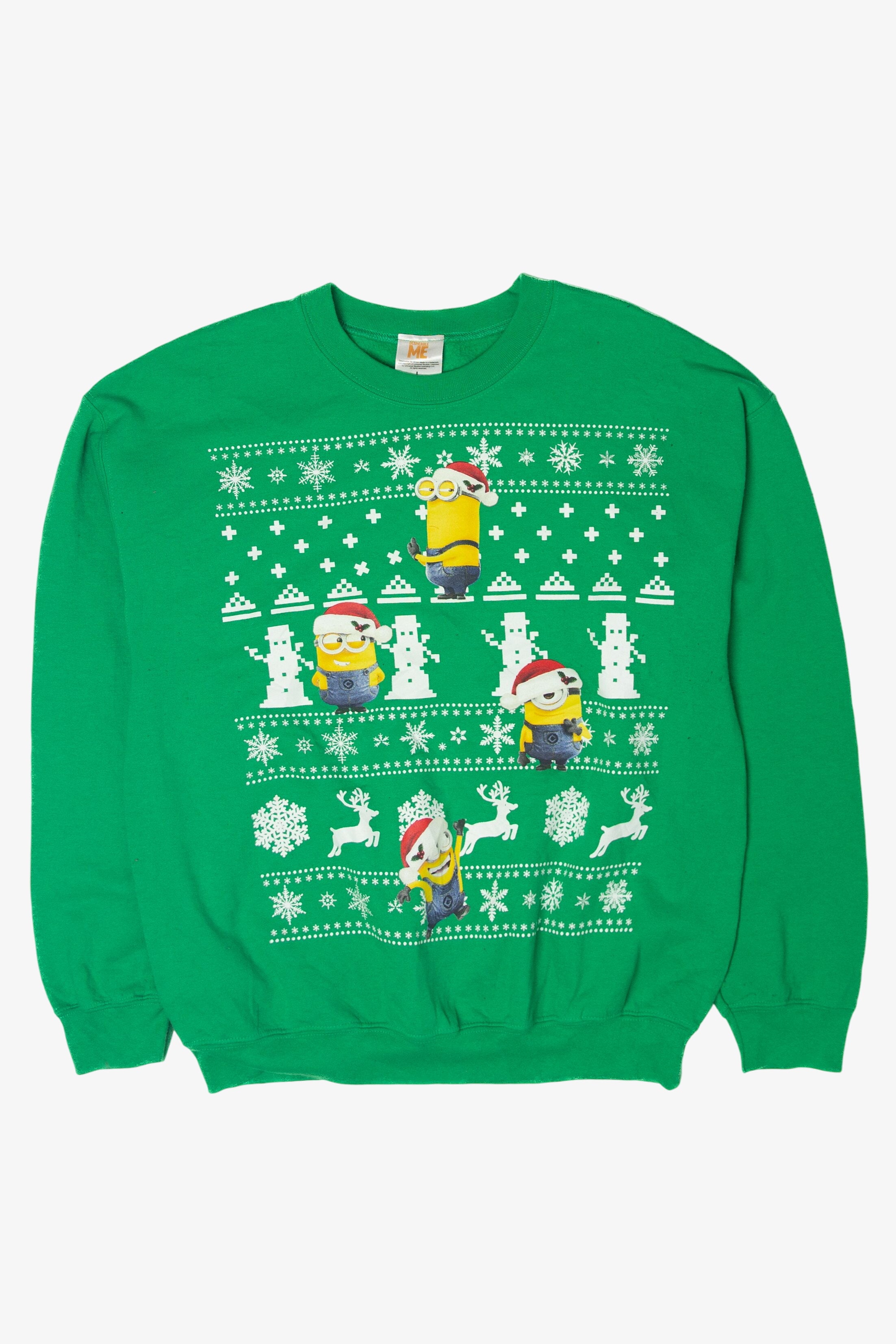 Modern Despicable Me Minions Ugly Christmas Sweatshirt