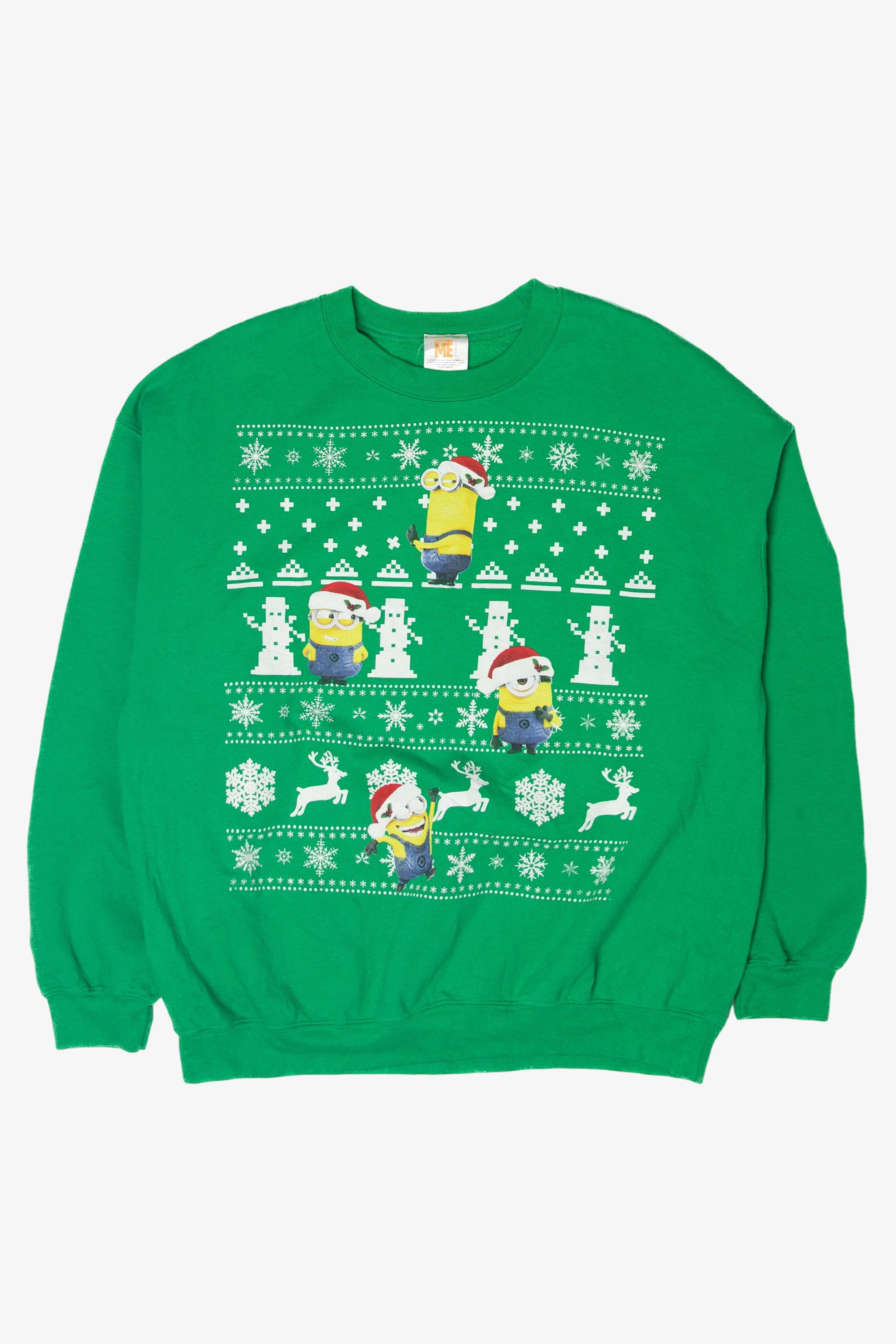 Modern Minions Despicable Me Ugly Christmas Sweatshirt