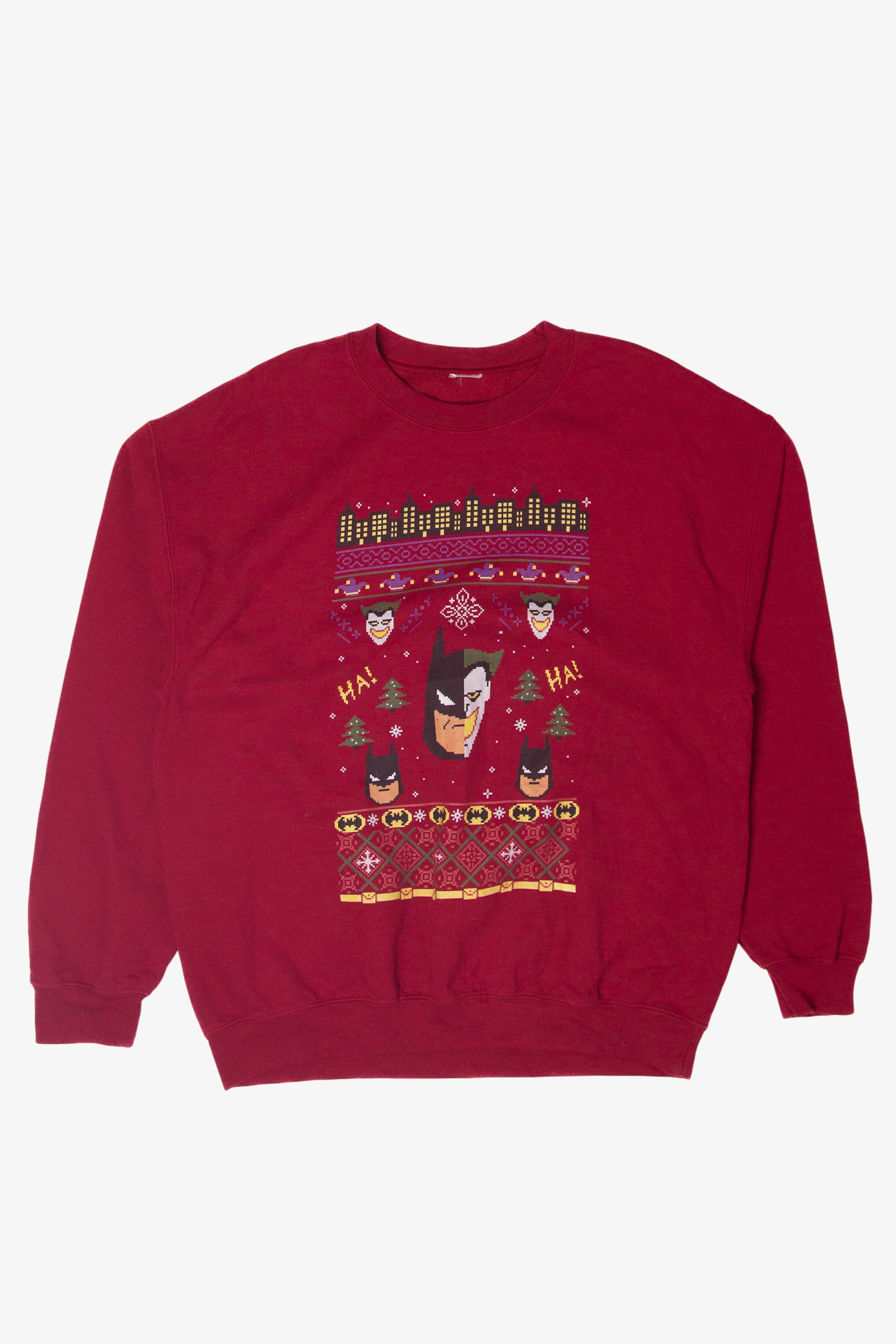 Modern Batman Ugly Christmas Sweatshirt