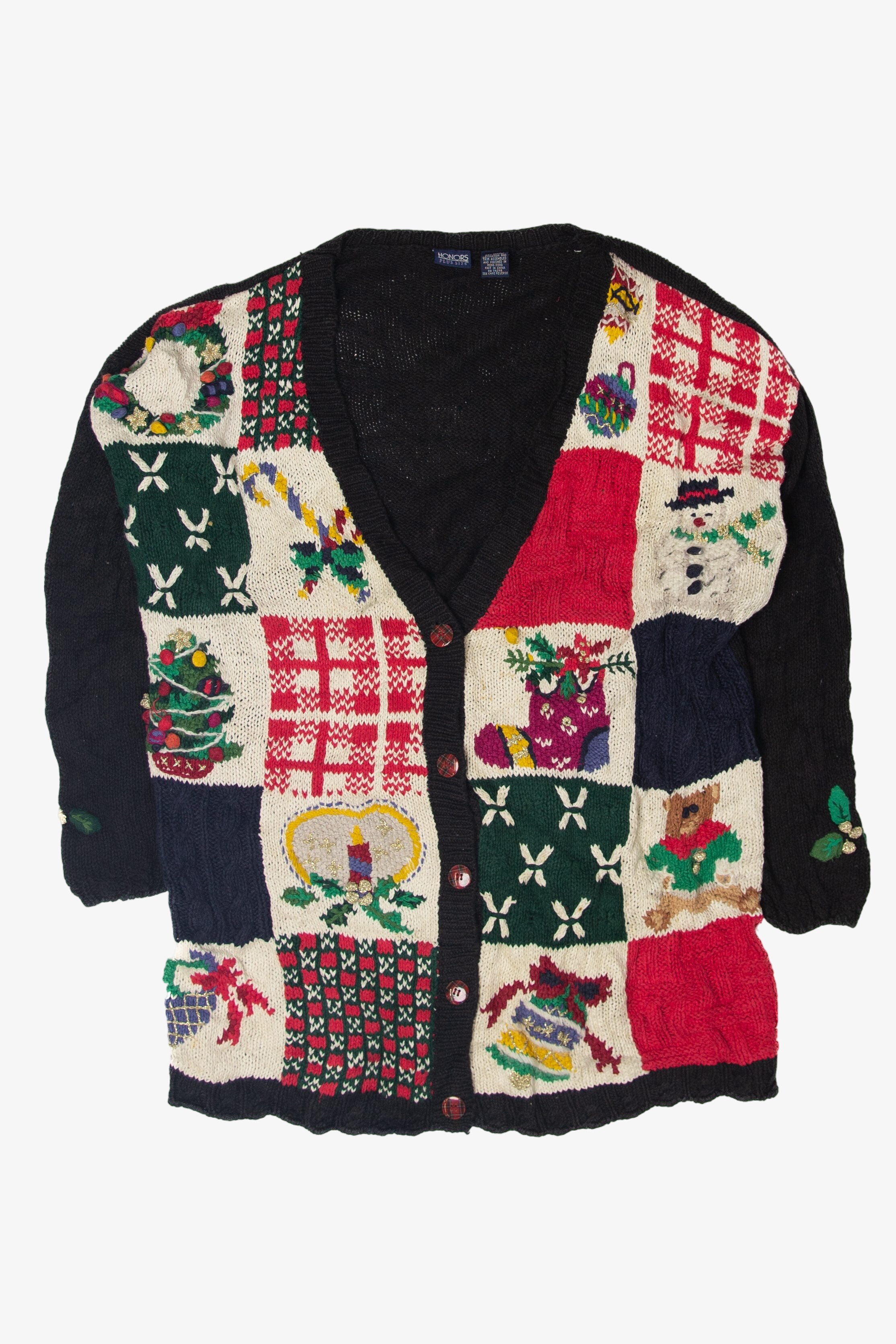 Vintage Honors Ugly Christmas Sweaters (1990s)