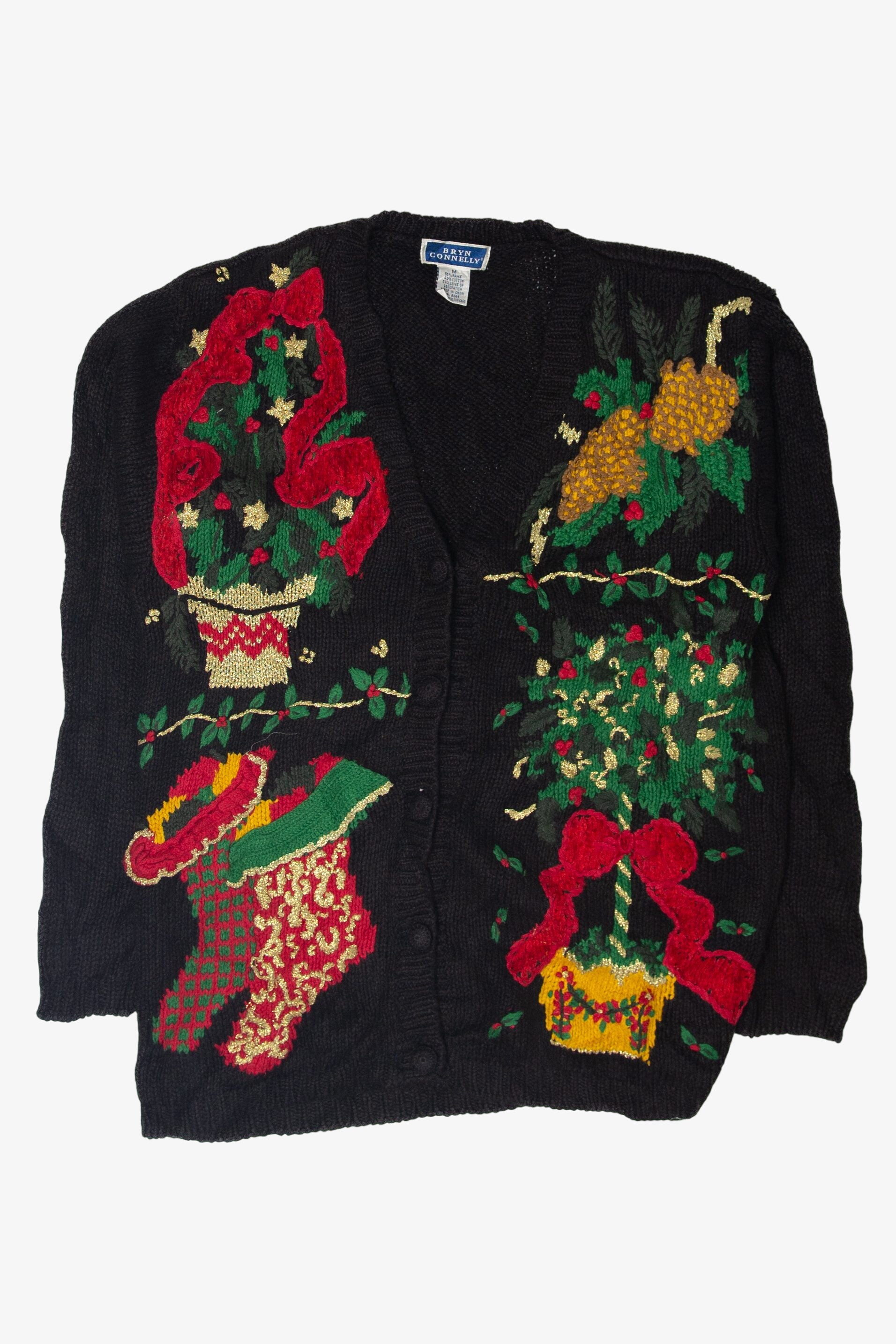 Vintage Bryn Connelly Ugly Christmas Cardigans (1990s)