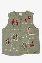 Vintage Northern Reflections Ugly Christmas Vest (1990s)