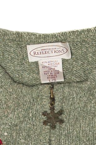 Vintage Northern Reflections Ugly Christmas Vest (1990s)