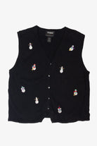 Vintage Little Snowmen Ugly Christmas Vest (1990s)