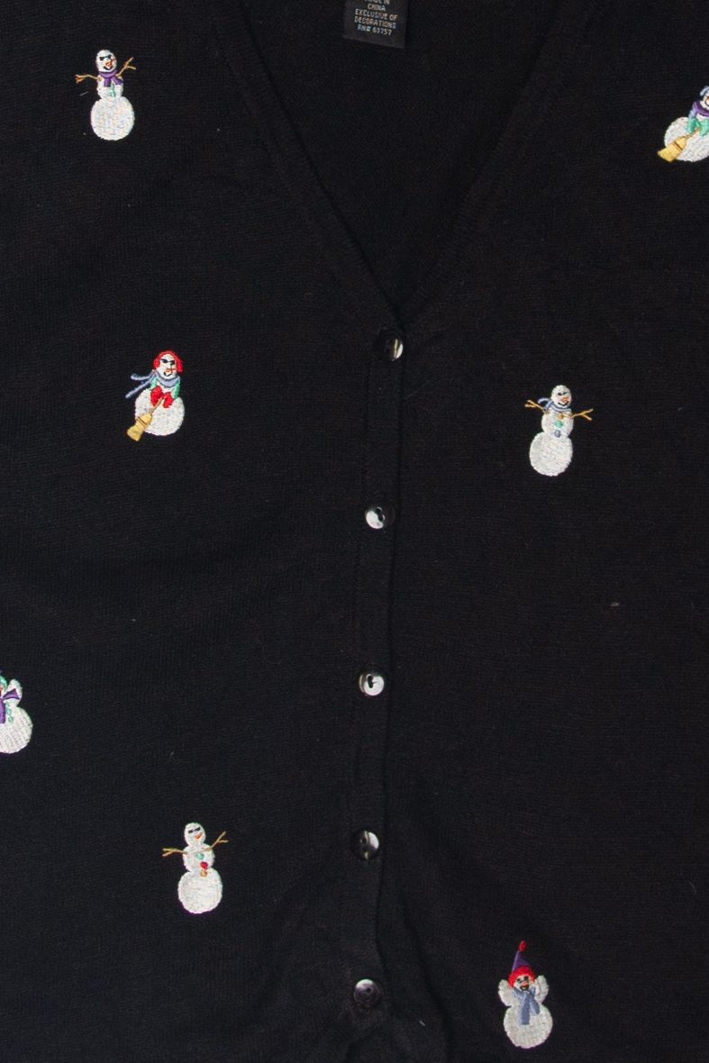 Vintage Little Snowmen Ugly Christmas Vest (1990s)