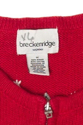 Vintage Breckenridge Ugly Christmas Vest (1990s)