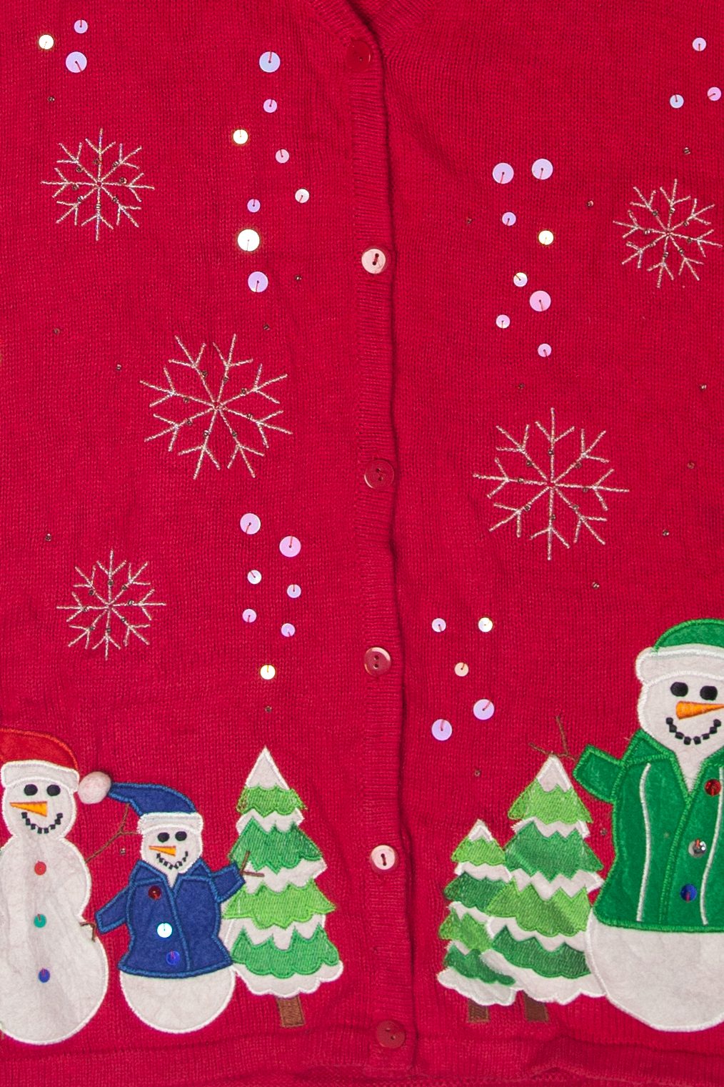 Vintage Holiday Traditions Ugly Christmas Vest (1990s)