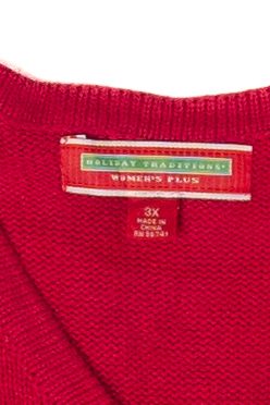 Vintage Holiday Traditions Ugly Christmas Vest (1990s)
