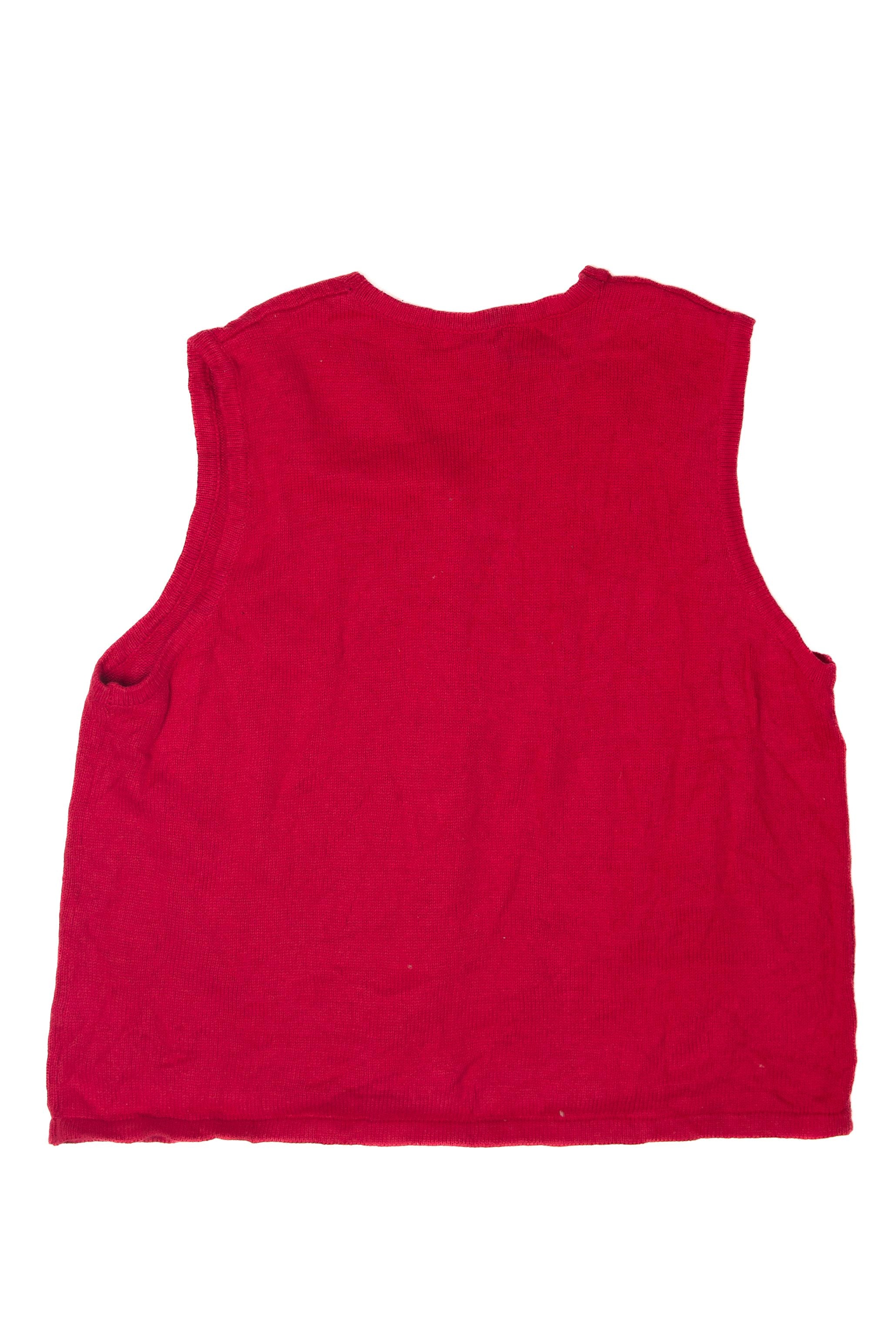 Vintage Holiday Traditions Ugly Christmas Vest (1990s)