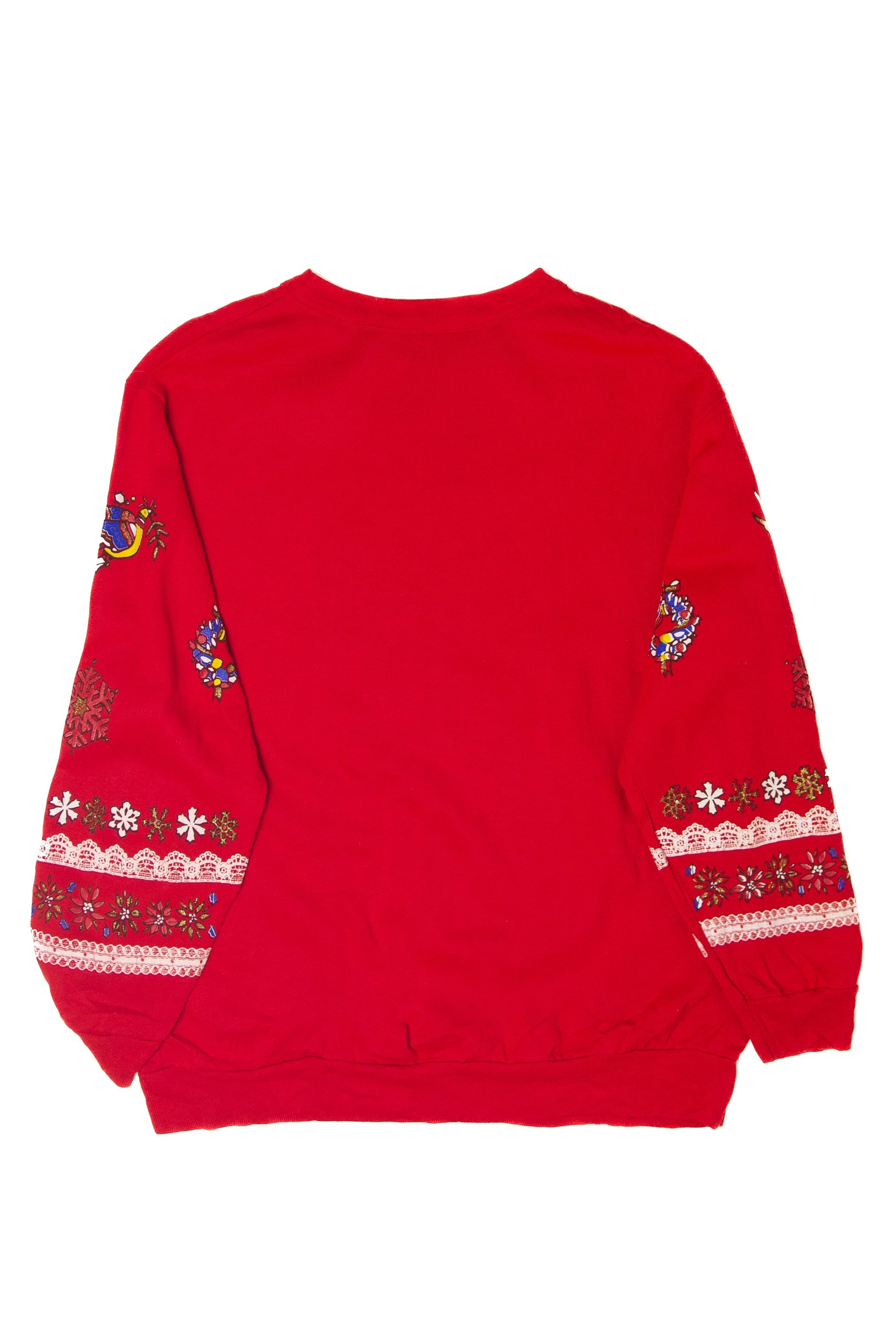 Vintage Christmas On Mainstreet Ugly Christmas Sweatshirts (1980s)