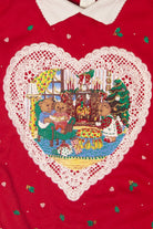 Vintage Heart Bears Ugly Christmas Sweatshirts (1980s)