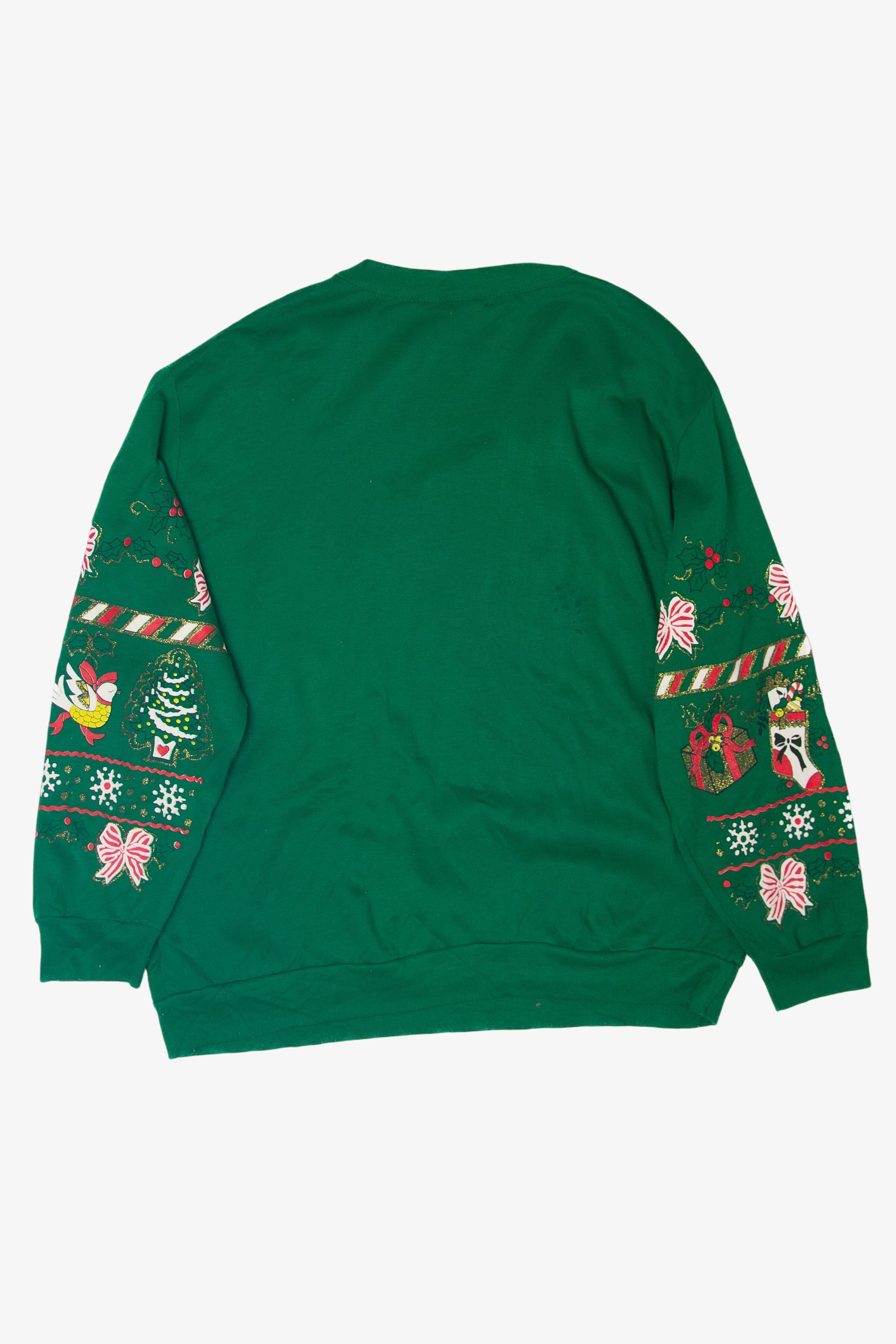 Vintage Holiday Time Bears Ugly Christmas Sweatshirts (1980s)