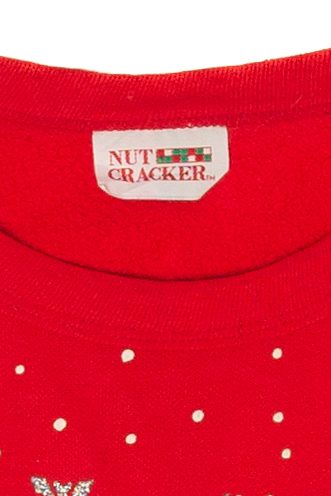 Vintage Panda Bears Ice Skating Ugly Christmas Sweatshirts (1990s)