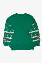 Vintage Santa Flying Ugly Christmas Sweatshirts (1980s)
