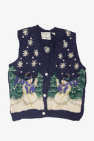 Vintage Snowmen Ugly Christmas Vest (1990s)