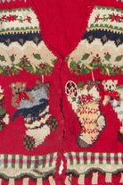 Vintage Stockings Ugly Christmas Cardigans (1990s)