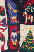 Vintage Nutcracker Ballet Ugly Christmas Cardigans (1990s)